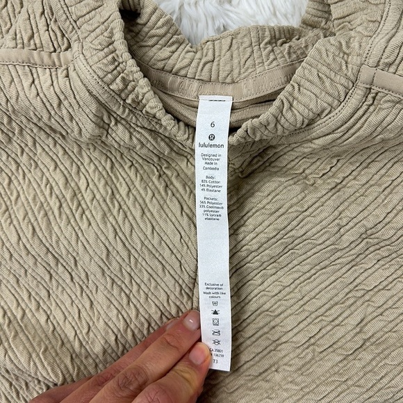 Lululemon On Repeat Dress Heathered Light Ivory - Picture 6 of 10